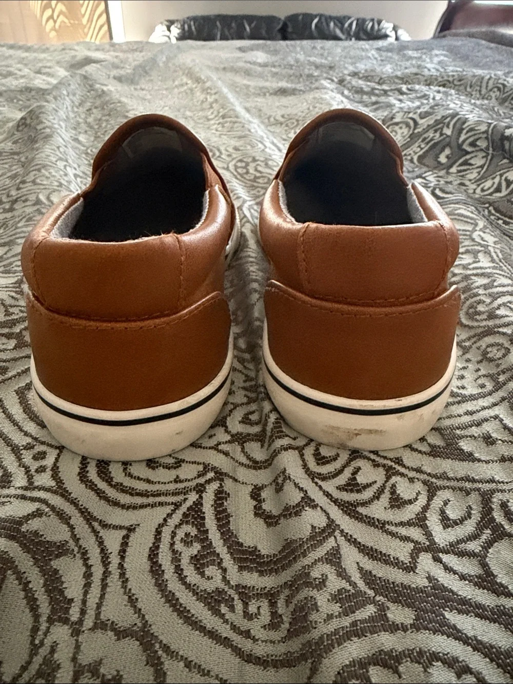 Cat & Jack Casual Slip-On Loafers in Chestnut Brown